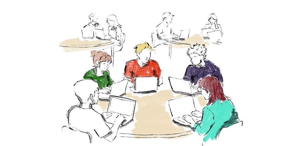 Illustration af 1,2,3 evaluering