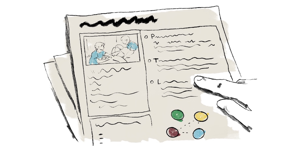 Illustration af  Analyse af case