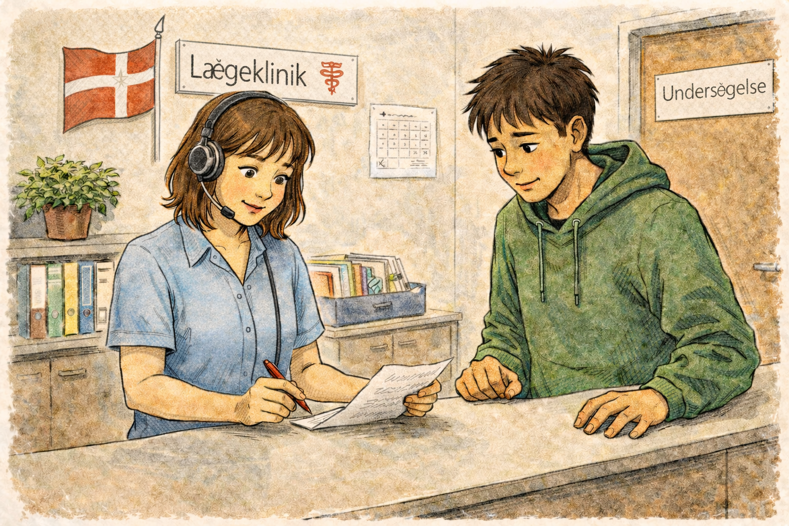 Kernepraksis simulation